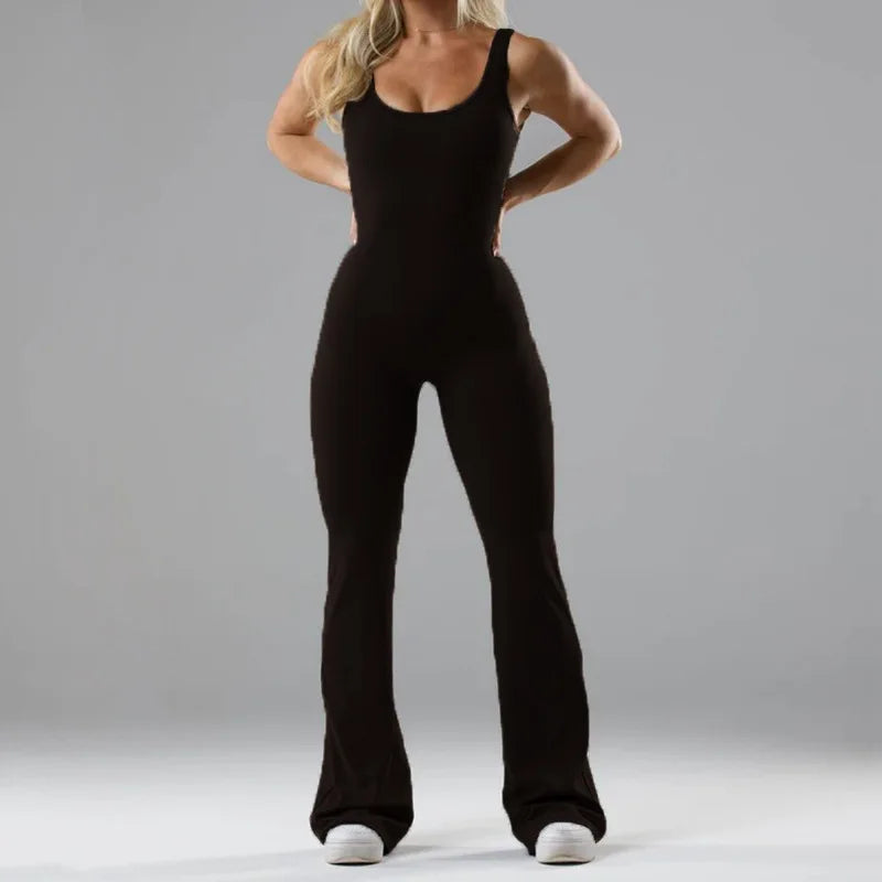 Customized Women's Yoga Rompers Seamless Tummy Control Jumpsuit Dancing Fitness Activewear Casual Bodysuits