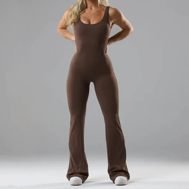 Customized Women's Yoga Rompers Seamless Tummy Control Jumpsuit Dancing Fitness Activewear Casual Bodysuits