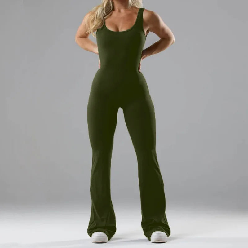Customized Women's Yoga Rompers Seamless Tummy Control Jumpsuit Dancing Fitness Activewear Casual Bodysuits