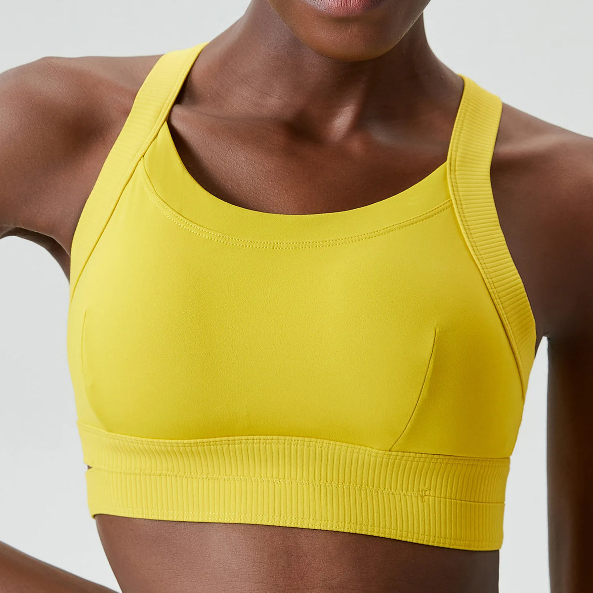 XW- YB427 OEM Factory Fashionable Cross Backless Adjustable Gym Clothing Sports Yoga Bra Top for Women