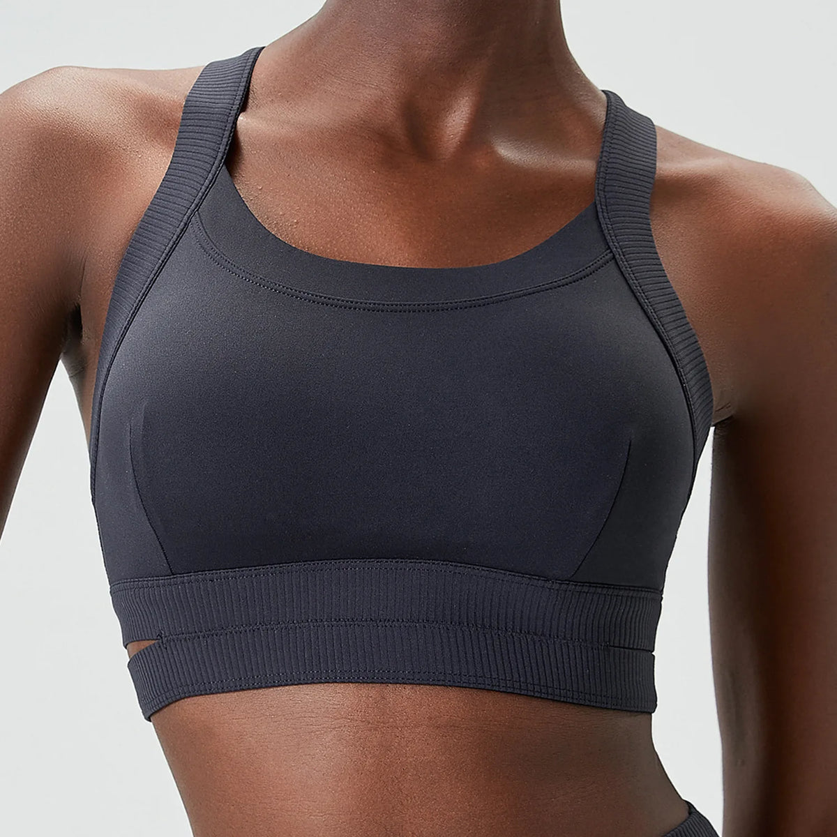 XW- YB427 OEM Factory Fashionable Cross Backless Adjustable Gym Clothing Sports Yoga Bra Top for Women