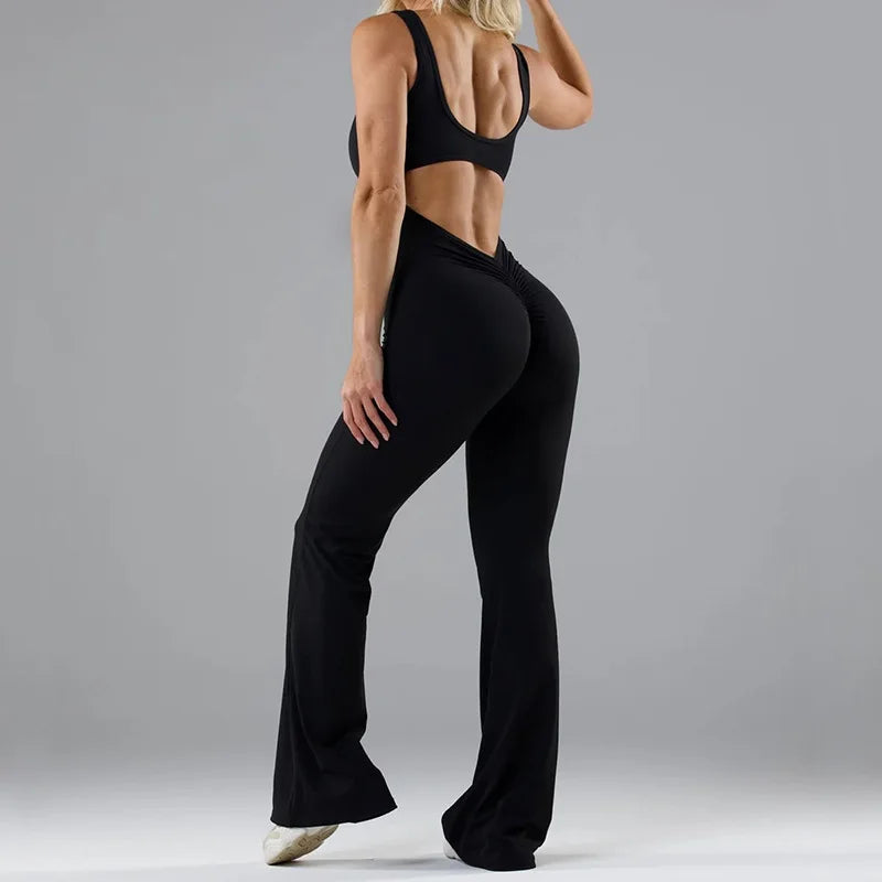 Customized Women's Yoga Rompers Seamless Tummy Control Jumpsuit Dancing Fitness Activewear Casual Bodysuits