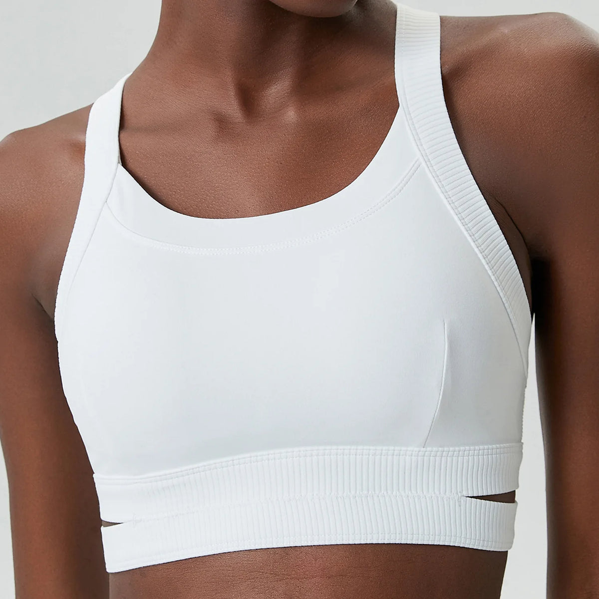 XW- YB427 OEM Factory Fashionable Cross Backless Adjustable Gym Clothing Sports Yoga Bra Top for Women