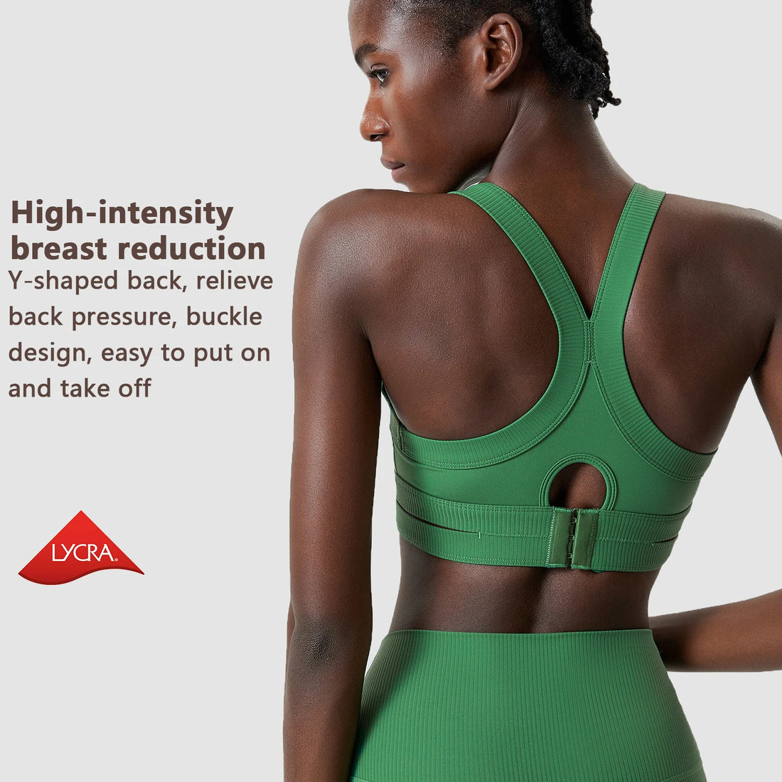 Brassière Sport Dos Nu Croisé Ajustable Femme | Yoga & Gym