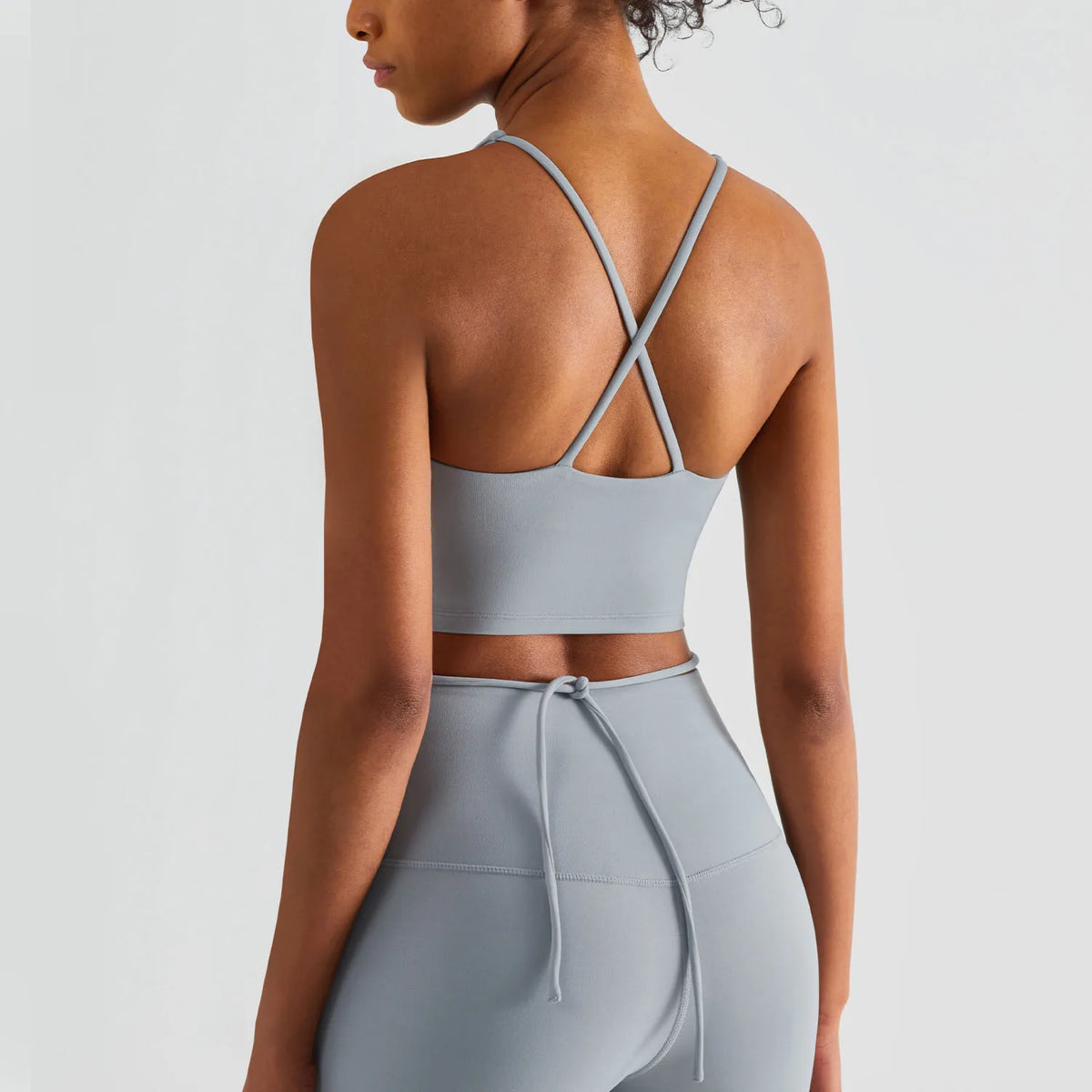 Wholesale High Quality Widened Hem Ropa Interior Deportiva Mujer Gym Outfit Cross Back Suspender Strappy Womens Sports Bras