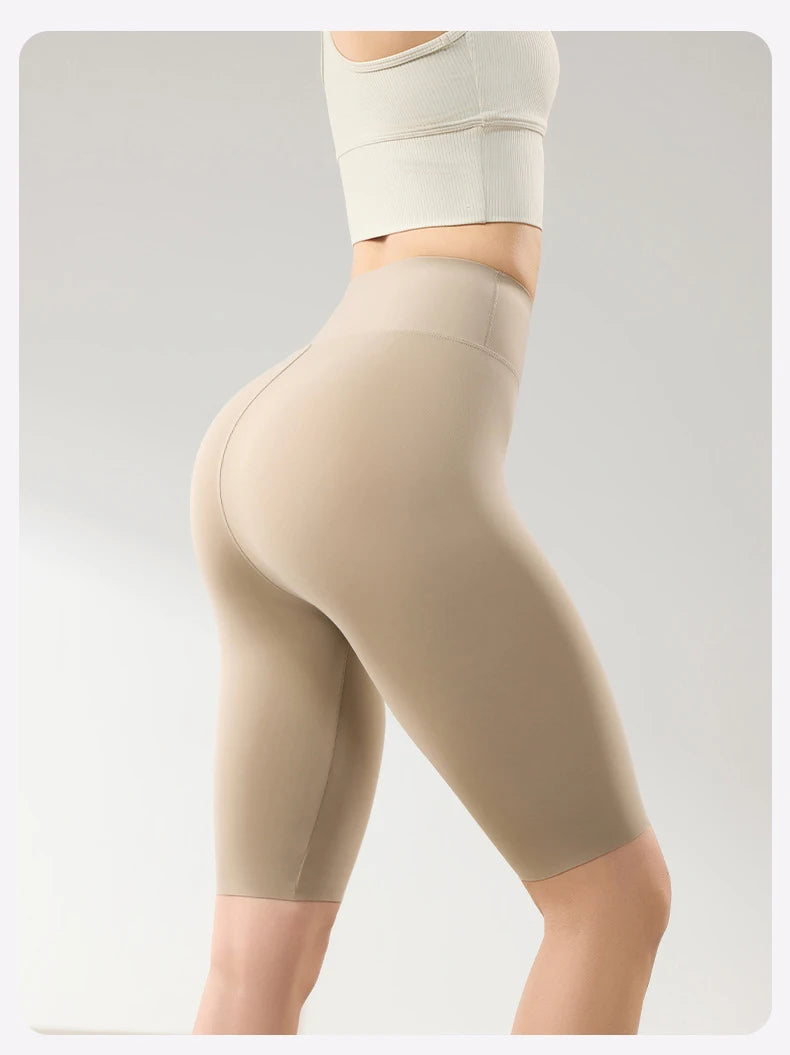 BIVIGAOS été mince crème solaire peau de requin cyclisme Shorts femmes Multi couleur Stretch serré mince Fitness vélo genou longueur Shorts