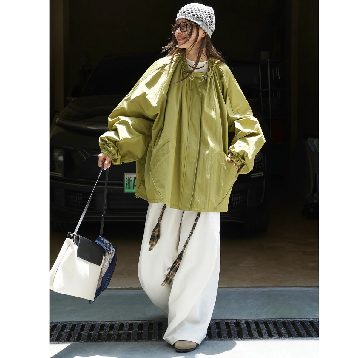 Veste à fermeture éclair pour Sports de plein air, coupe ample, coupe-vent, Trench-Coat décontracté pour femmes, automne