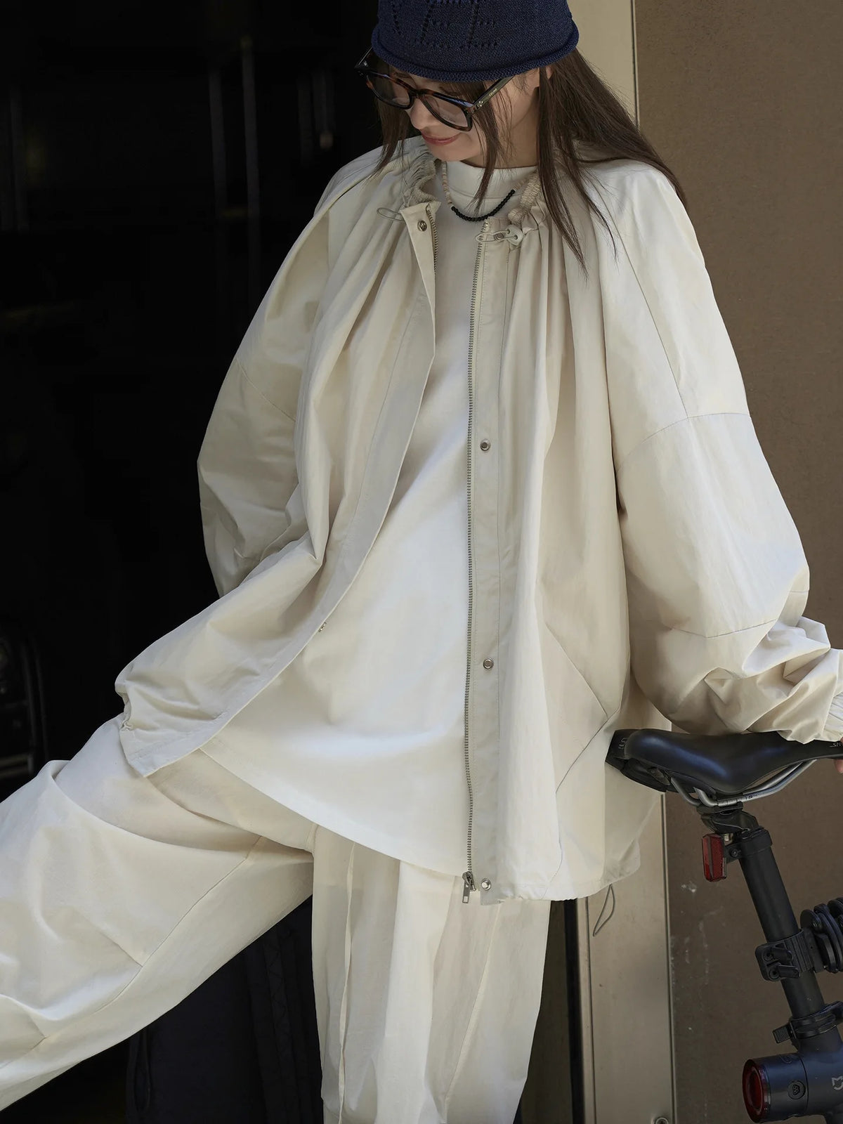 Veste à fermeture éclair pour Sports de plein air, coupe ample, coupe-vent, Trench-Coat décontracté pour femmes, automne