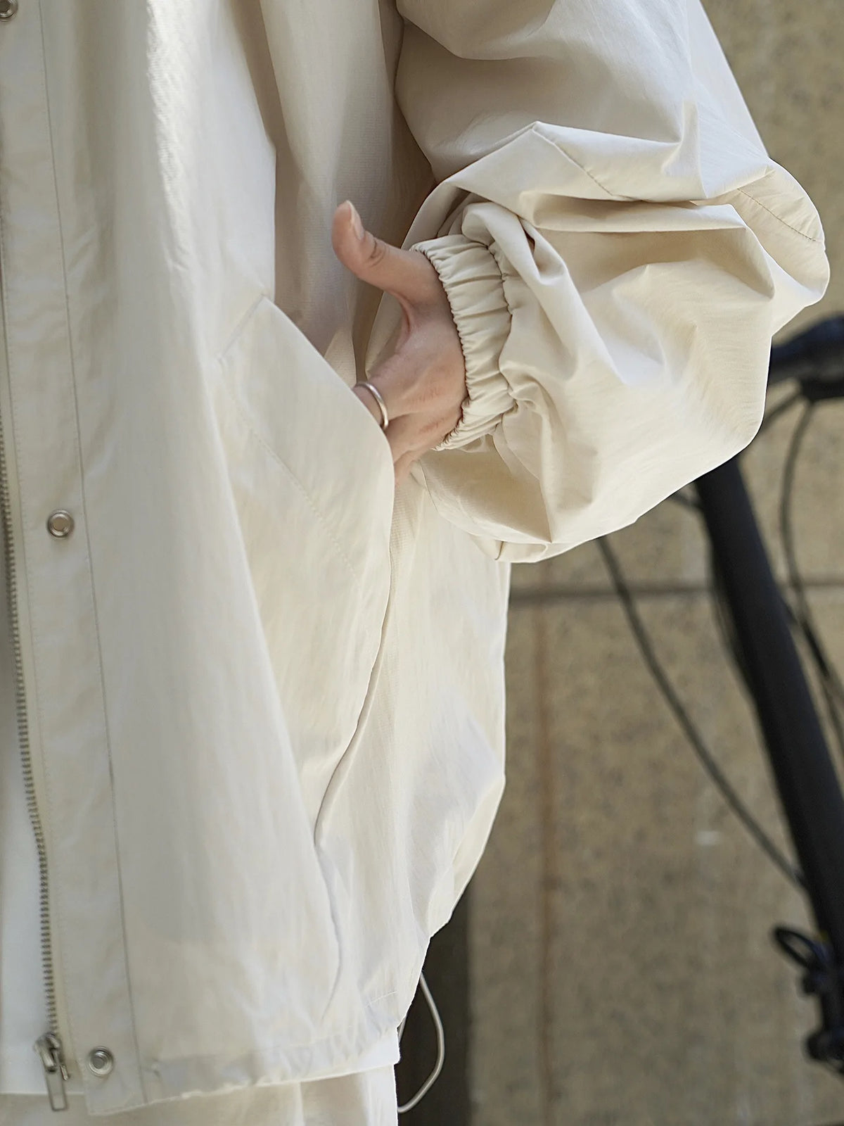 Veste à fermeture éclair pour Sports de plein air, coupe ample, coupe-vent, Trench-Coat décontracté pour femmes, automne
