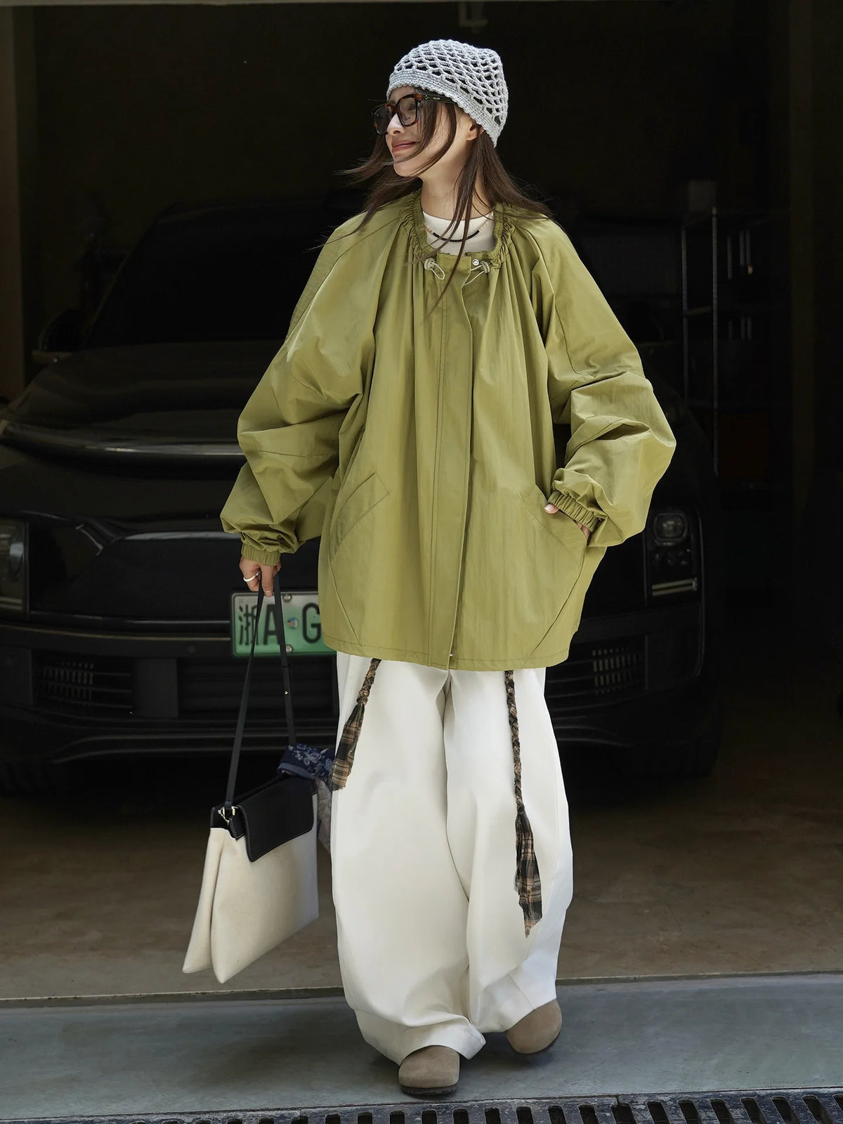 Veste à fermeture éclair pour Sports de plein air, coupe ample, coupe-vent, Trench-Coat décontracté pour femmes, automne