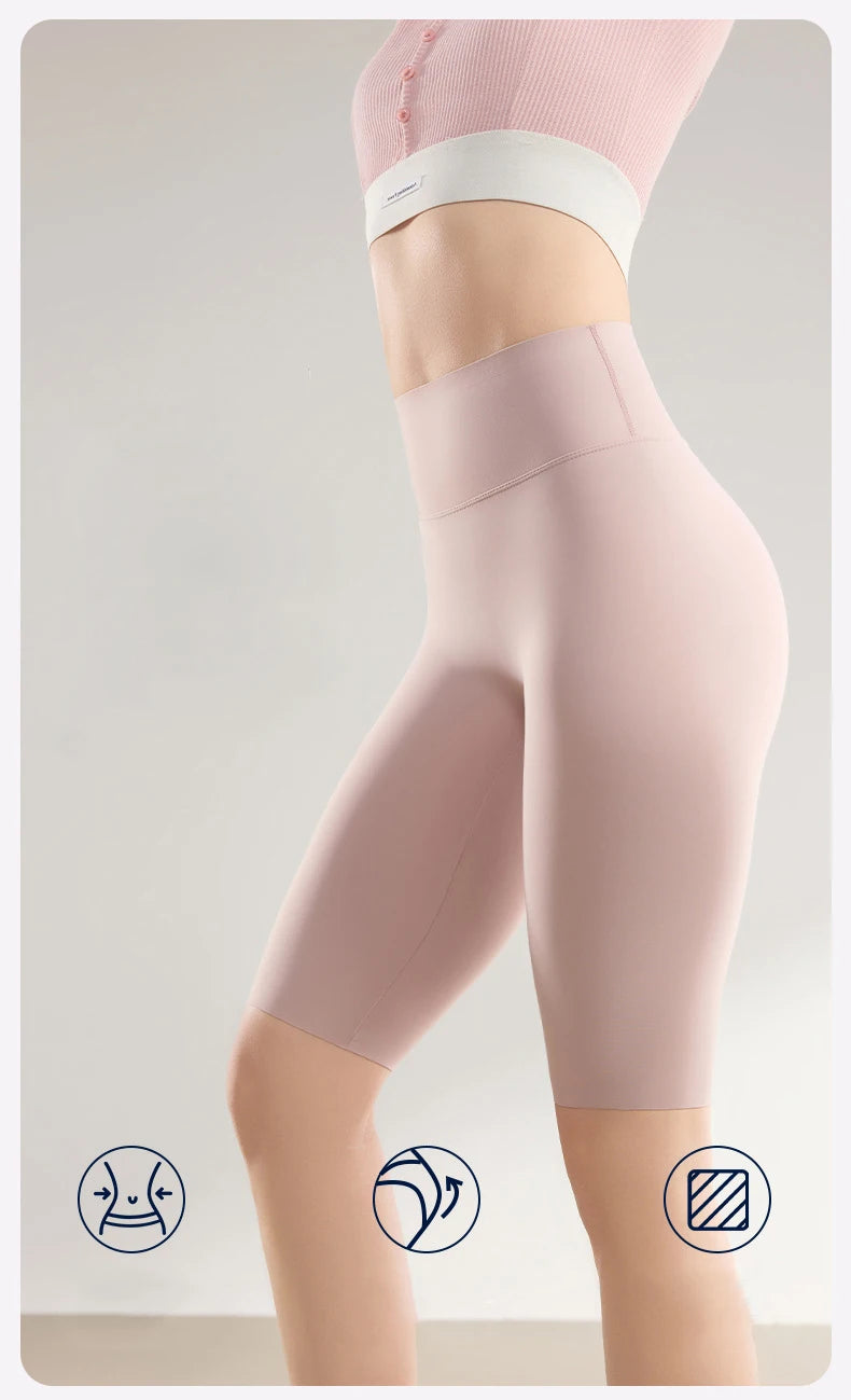 BIVIGAOS été mince crème solaire peau de requin cyclisme Shorts femmes Multi couleur Stretch serré mince Fitness vélo genou longueur Shorts