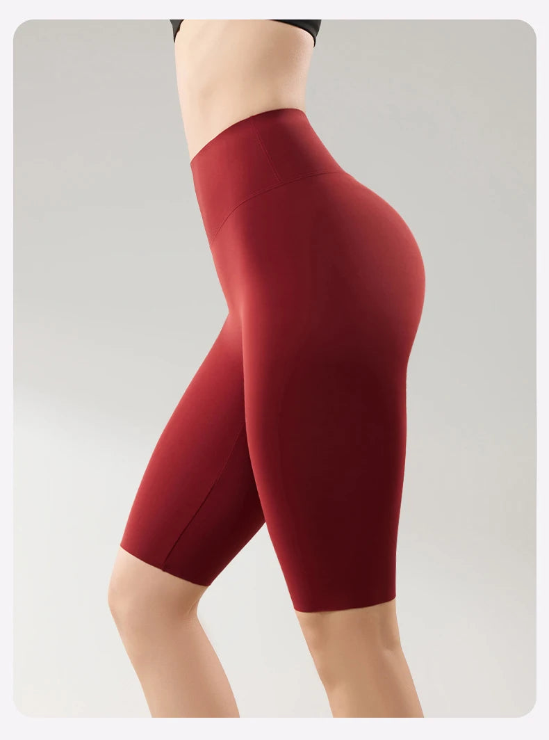 BIVIGAOS été mince crème solaire peau de requin cyclisme Shorts femmes Multi couleur Stretch serré mince Fitness vélo genou longueur Shorts